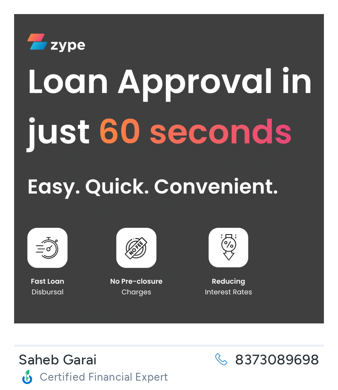 Zype Loan App