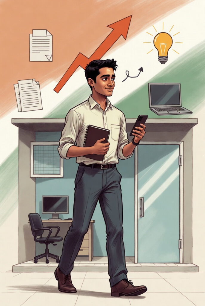 Startup India Scheme in Hindi – young entrepreneur starting business